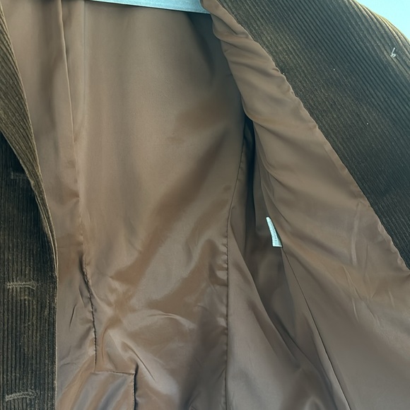 Theory rich chocolate brown corduroy blazer, size 8 - Picture 8 of 11